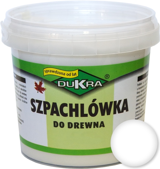 Tmel na drevo 1,5kg BIELY